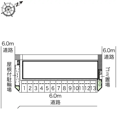 ★手数料０円★八王子市左入町　月極駐車場（LP）